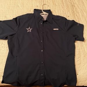 Cowboys Columbia Button-Up